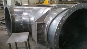 Circular air flue gas ducts